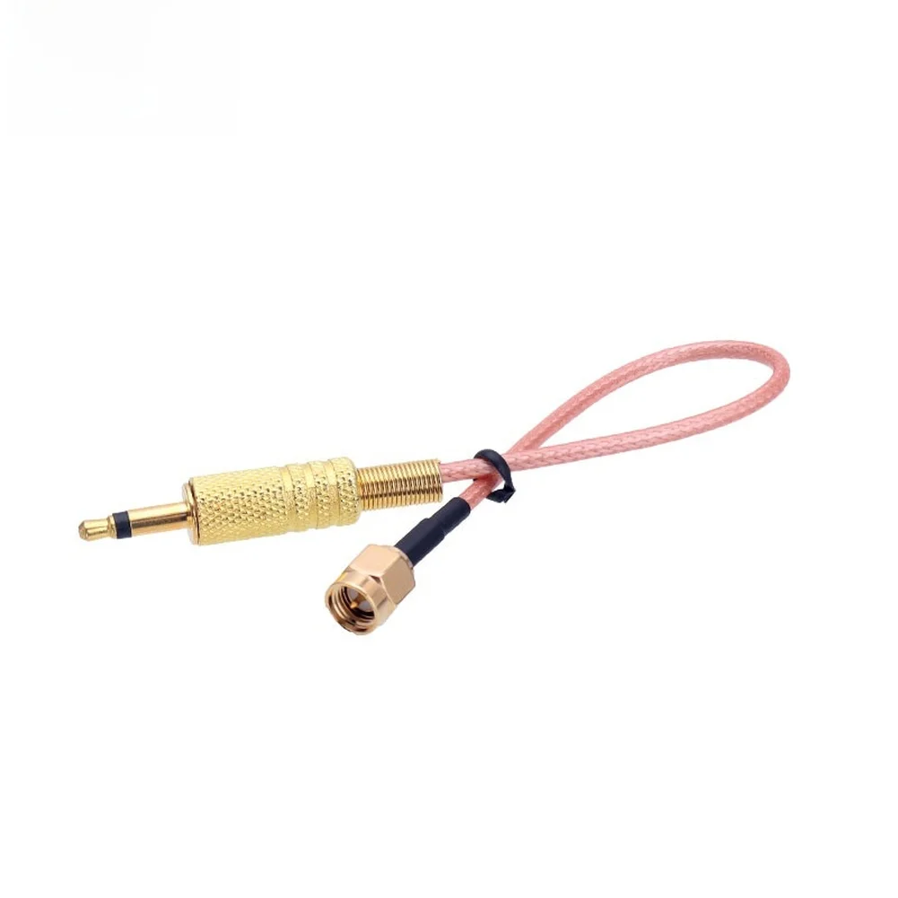 SMA Male to 3.5mm Audio Connector Adapter Cable with RG316 Coaxial Extension and Gold-Plated Copper Contacts  Instrument Parts
