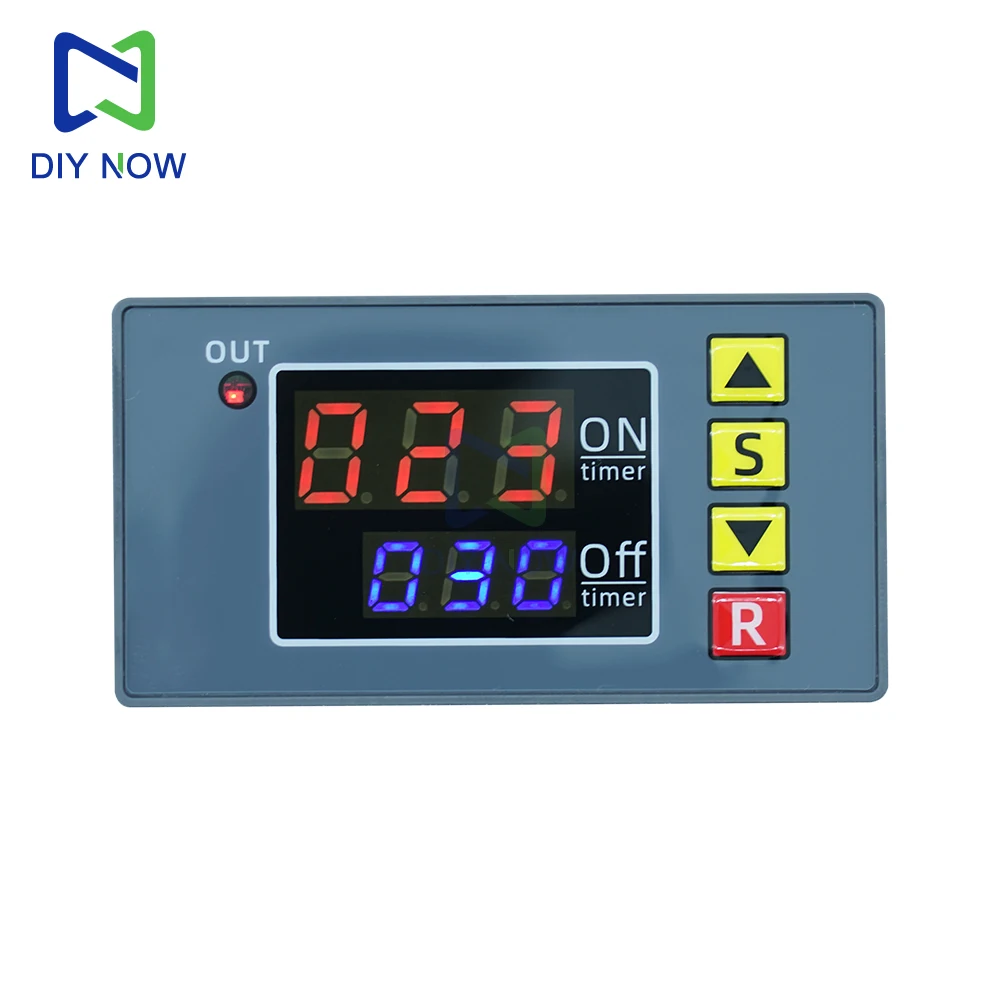 DC 24V Digital Delay Relay LED Display Time Relay Adjustable Timing Relay Timer Delay Control Switch DC12V AC110-200V Relay