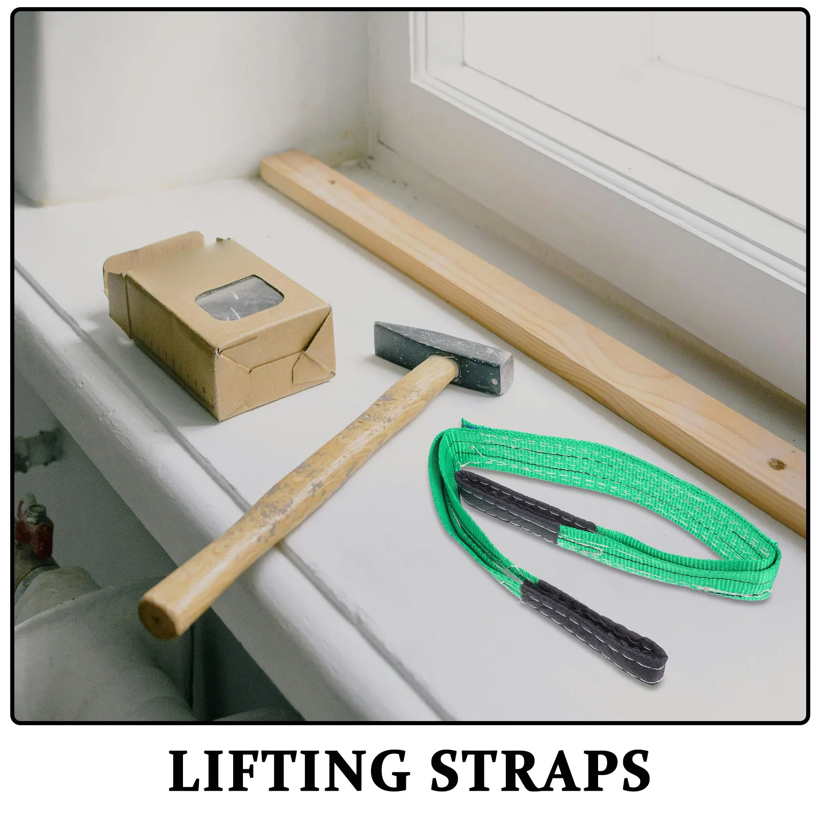 Industrial Heavy Duty Colorful Lifting Straps Thick Nylon Web Sling Adjustable Sling for Crane Hoist Construction and