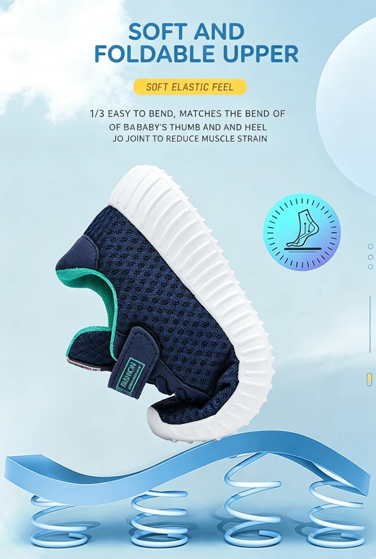 Atmungsaktive, leichte Sommer-Sneaker für Kinder, Jungen, Outdoor-Laufschuhe für Sport und Tennis, Größe 28–39 – Detail 8