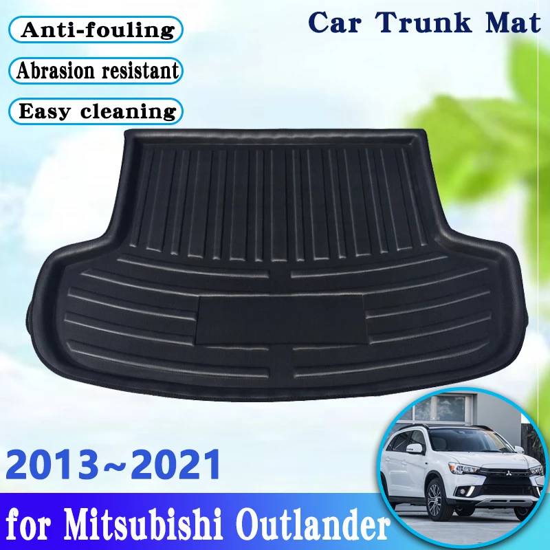 

Car Rear Trunk Mats For Mitsubishi Outlander 2020 Accessories 5seat 2013~2020 GF GG ZJ ZK ZL Waterproof Liner Carpet Storage Pad