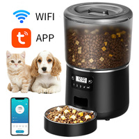 4L TuYa Wi-Fi Button Automatic Timmer Bowl Auto Feeder 4L Smart Pets Feeder Suitable for Small Cats and Dog Remote Feeding