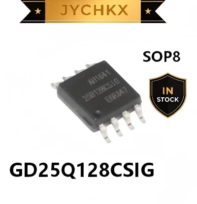 5-10PCS GD25Q128CSIG SOP‑8 SMD SPI Flash Memory IC 128M‑Bit Serial Flash Storage Chip For Motherboard Firmware Circuit Repair
