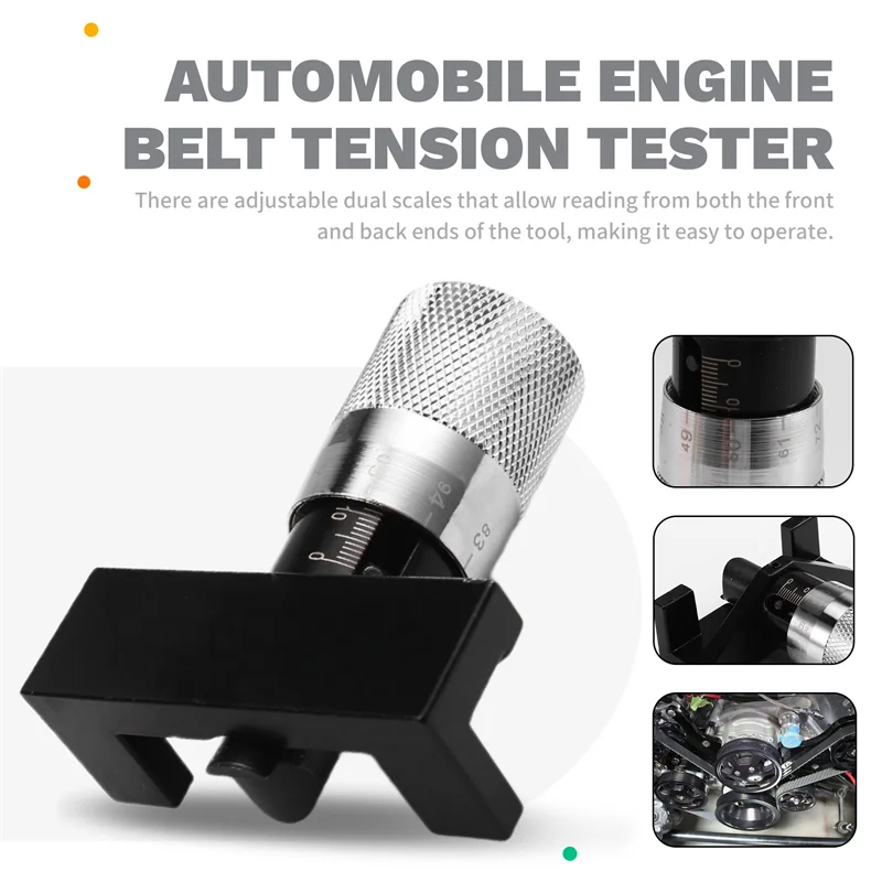 

Timing Belt Tension Gauge Belt Tension Measurement Tool Detection Tester Professional Car Auto Repair Tool