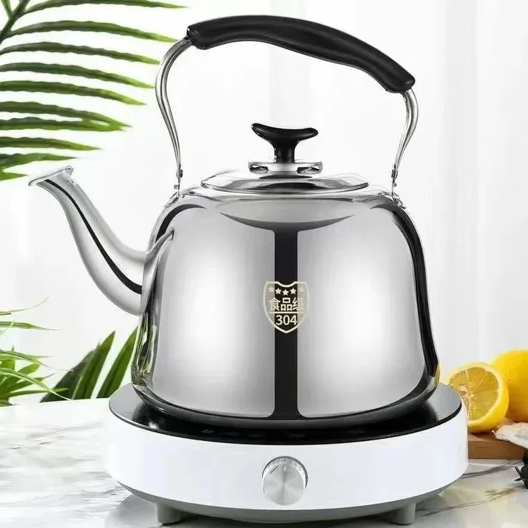 

304 Stainless Steel Whistling Kettle Gas Induction Cooker Water Pot Household Gas Kettle Creative Teapot 1.5/2/3/4/5/6L