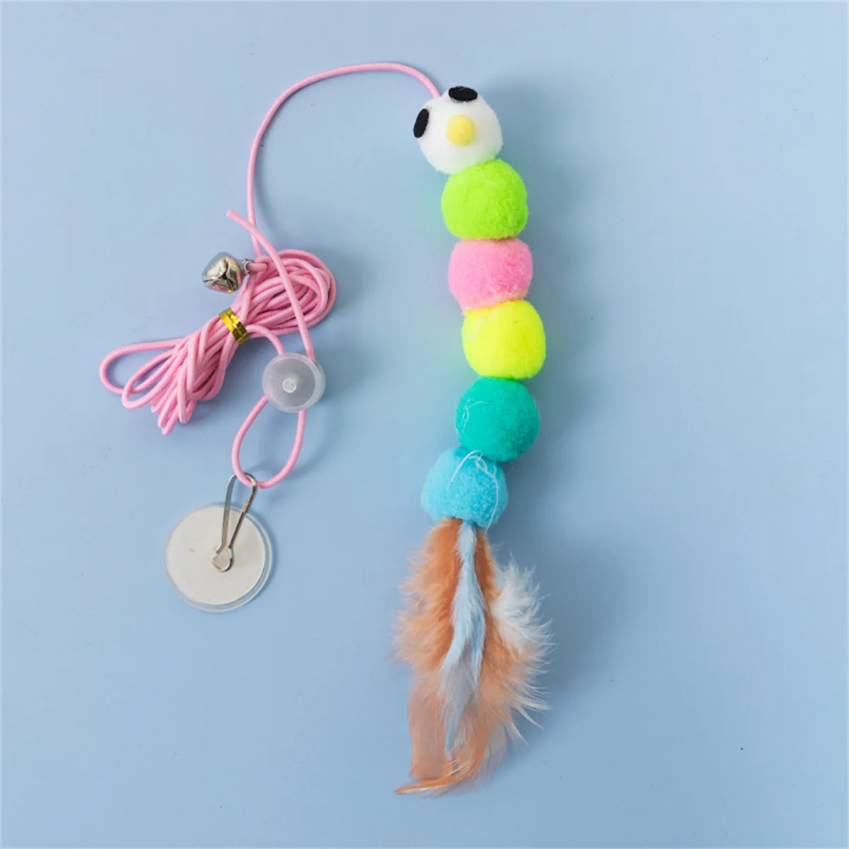 Pet Cat Interactive Toy Elastic Cat Scratch Rope Retractable Door Hanging Funny Toys Pet Playing Teaser Cat Supplies