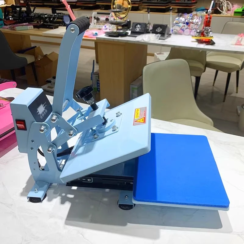 Picture 7: Heating Transfer Press Printing Machine T-Shirt Hot Stamping Printer for Clothes Design  23*30cm Adjustable Pressure Pull-Out