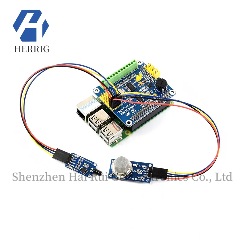 MicroSnow Raspberry Pi 3B/4B High-Precision AD/DA Analog/Digital Module Expansion Board DAC8552