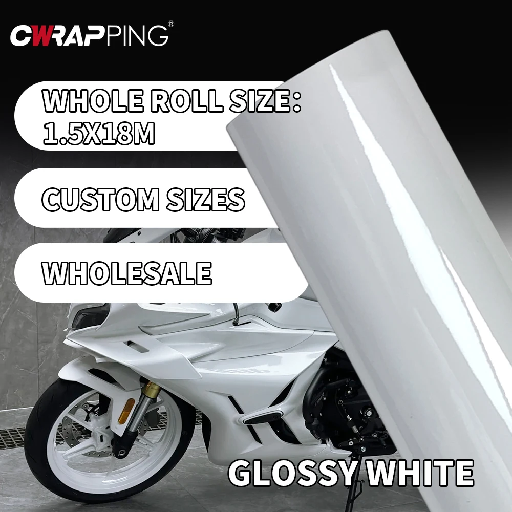 

Glossy Vinyl Wrap Color Change Film Custom Car Foiling Body Covering Car Wrapping Sticker Auto Outdoor Accessories Motorcycles