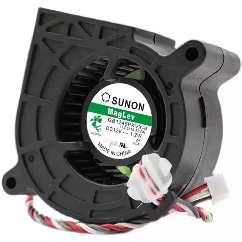 For SUNON MagLev GB1245PKVX-8 DC 12V 1.2W 0.1A 4510 45x45x10mm 3Pin Centrifugal Turbo Blower Server Chassis Case Cooling Fan