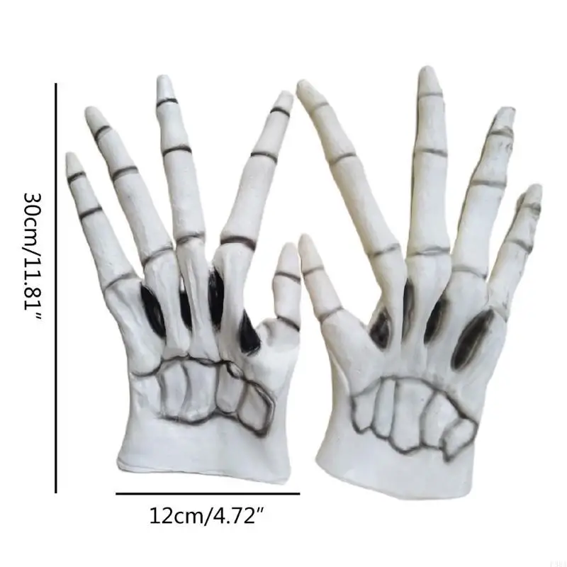 P88A هالوين بالذئب قفازات شبح مهرجان الرعب الذئب مخلب حزب مخيف تأثيري حلي الدعامة
