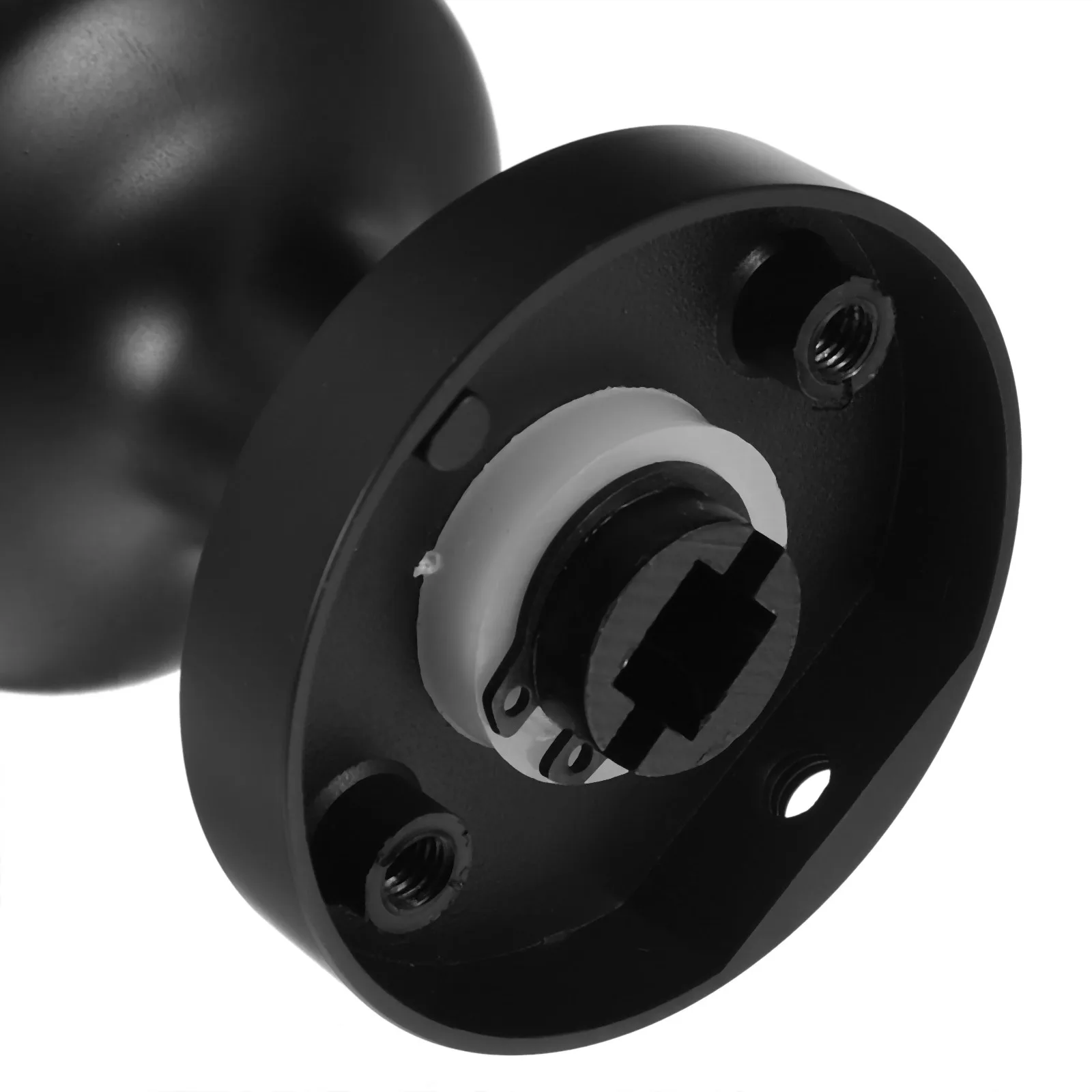 

1Set Zinc Alloy Keyless Door Knob Rotate Handle Durable Material Bright Color Modern Look Home Office Hotel Use