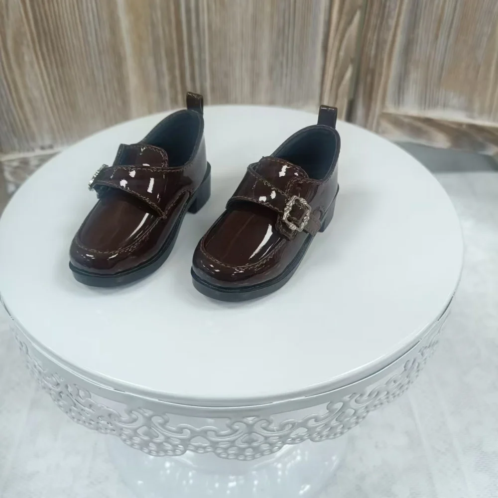 

Обувь для куклы BJD/sd, обувь 1/3, винтажная обувь с круглой головкой и пряжкой, туфли на плоской подошве, аксессуары для кукол BJD