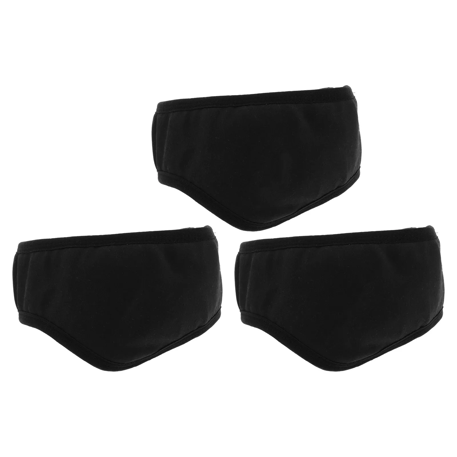 3Pcs Noise Protection Ear Muffs Sleep Headband Adjustable Soundproof Covers Cotton Ear Warmer Windproof Travel Yoga