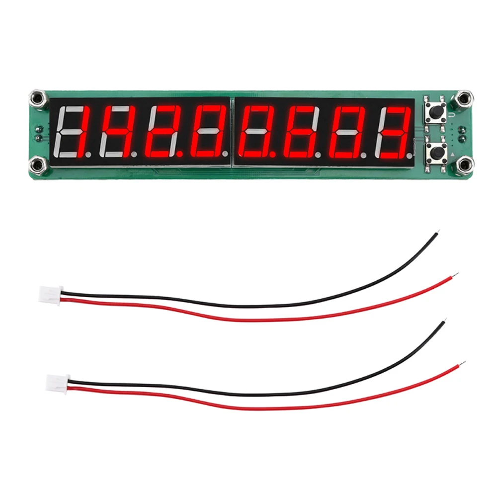 

​​8 Digits RF Signal Frequency Counter Cymometer 0.1MHz~1200MHz LED Digital Display RF Signal Frequency Counter Meter Tester