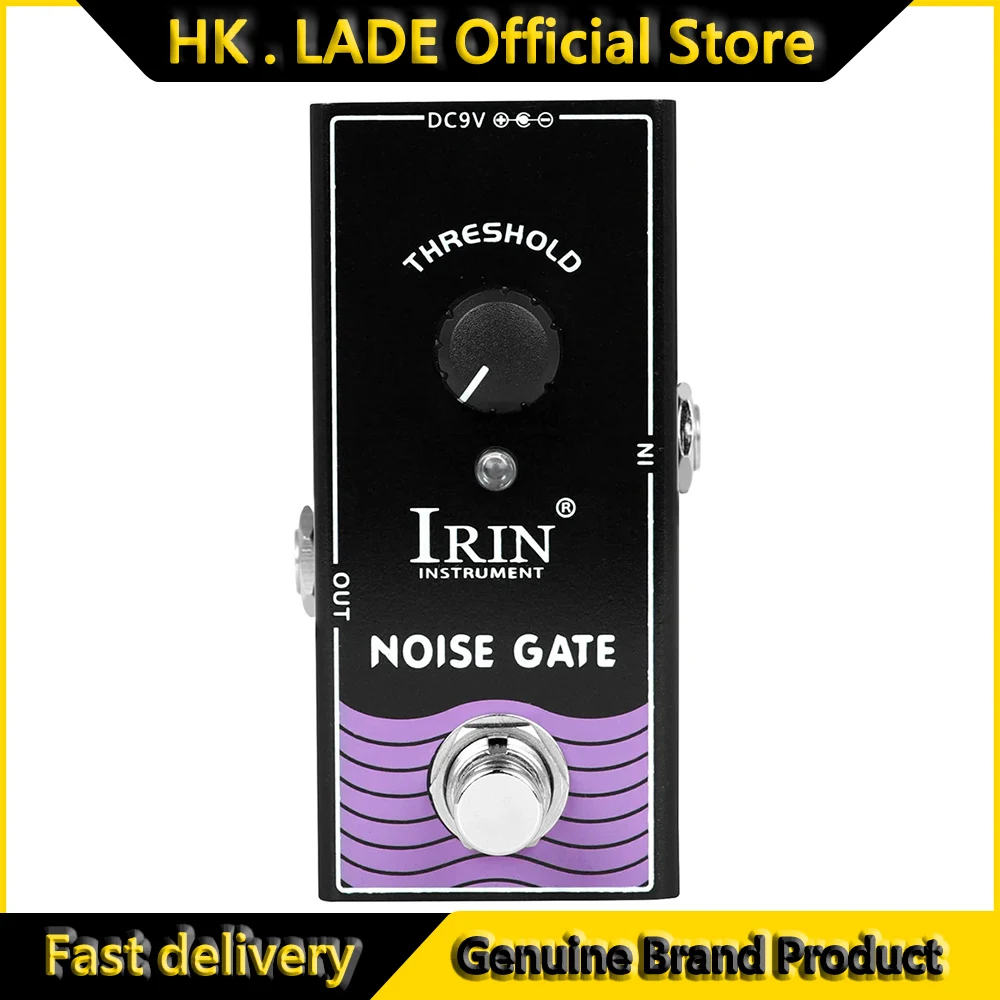 

IRIN RF-15 педаль эффектов для гитары, педаль эффектов для шумовых ворот, True Bypass, мини-одинарная гитарная педаль, детали и аксессуары для электрогитары