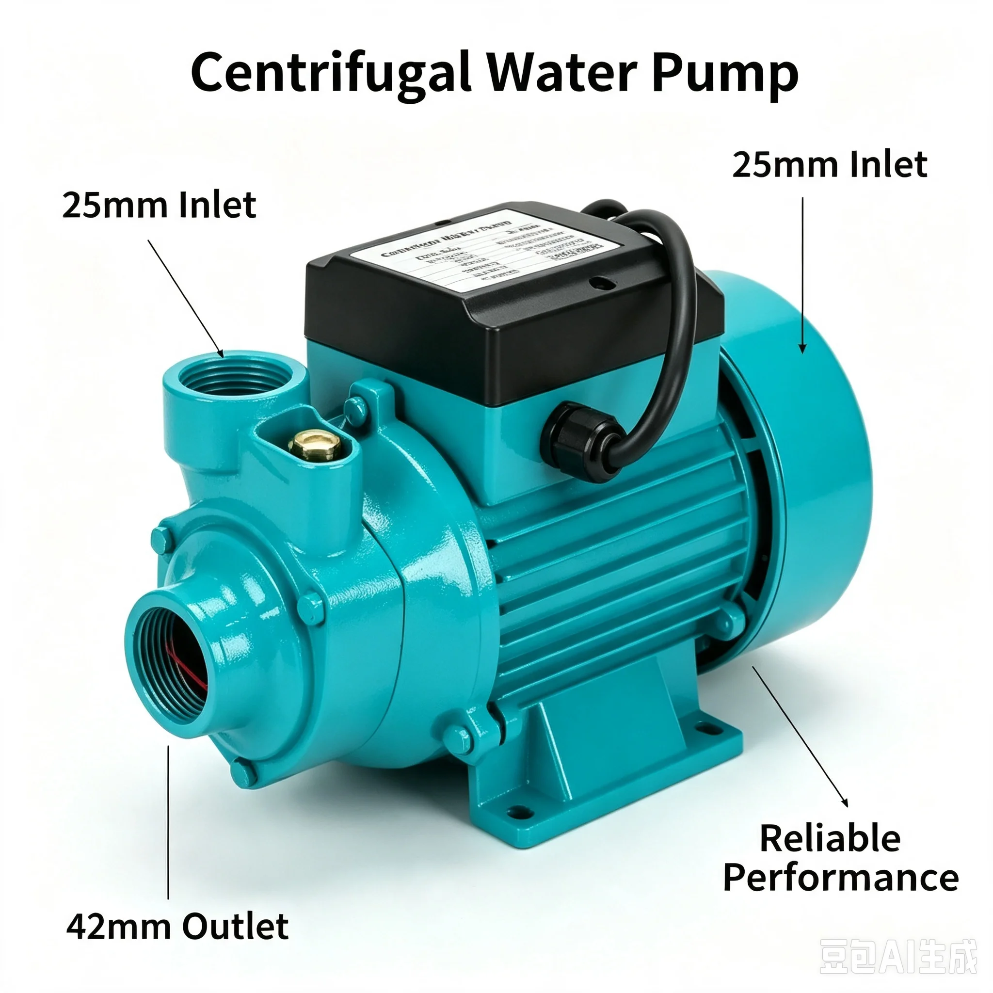 DC 12V 24V 48V Water Brushed Motor Booster QB60 High-lift Large Flow Solar Battery Self-priming Pump