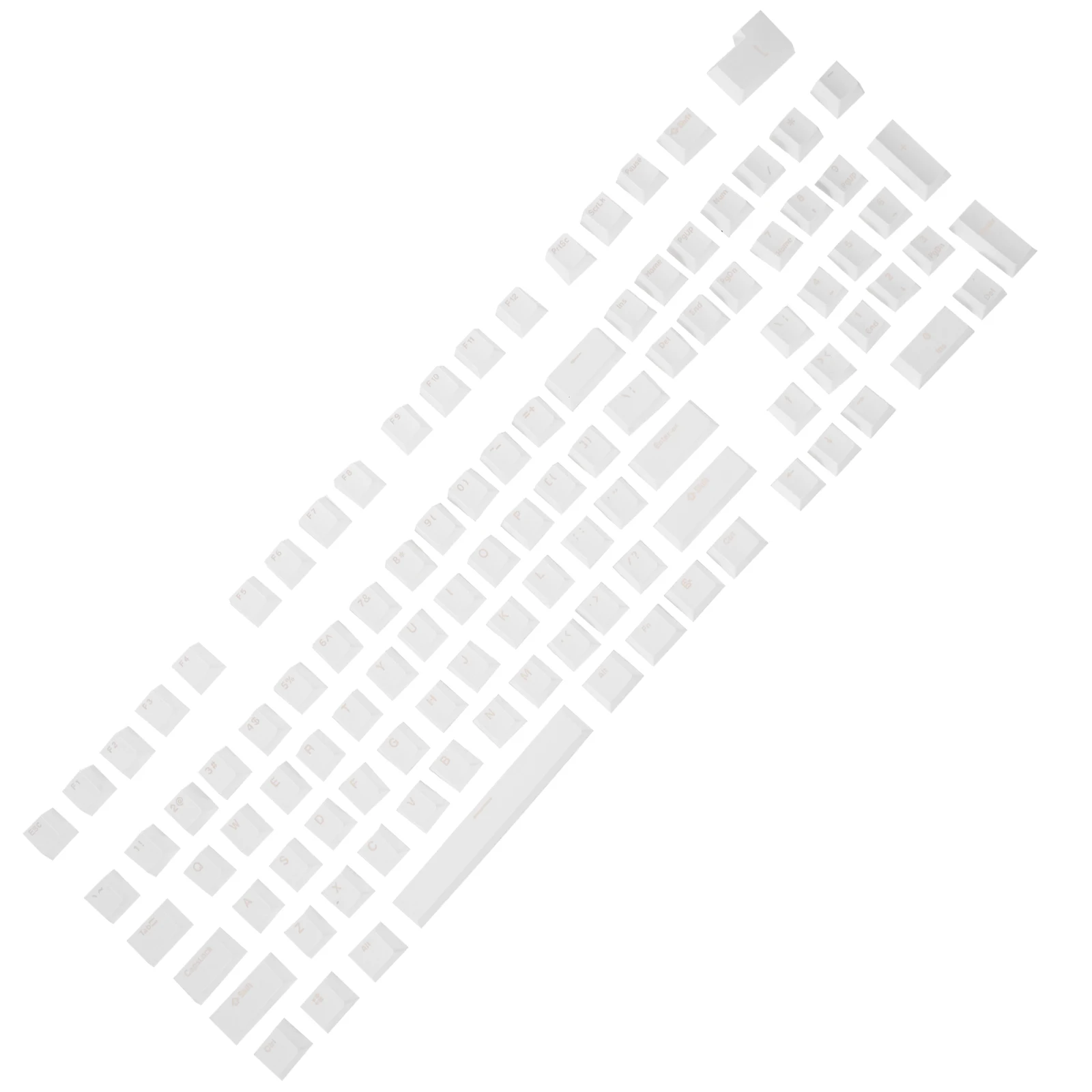 

1Set Portable Pbt Key Caps Set for Mechanical Keyboards Fashionable Eyecatching DIY Friendly Keyboard Accessory