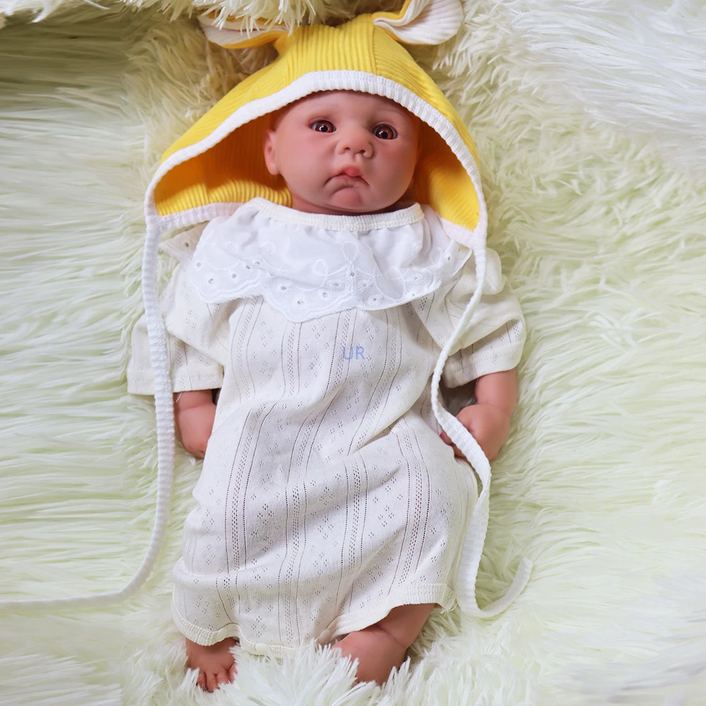 100% full silicone Soft Reborn Realistic Toddler Boy Collectible Lifelike Painted Full Silicone Reborn Baby Dolls