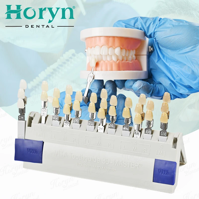 Vita 3D Master Dental Lab Bleach Shade Guide 29 Colors Teeth Whitening Comparing Toothguide Dentistry Clinic Colorimetric Plate