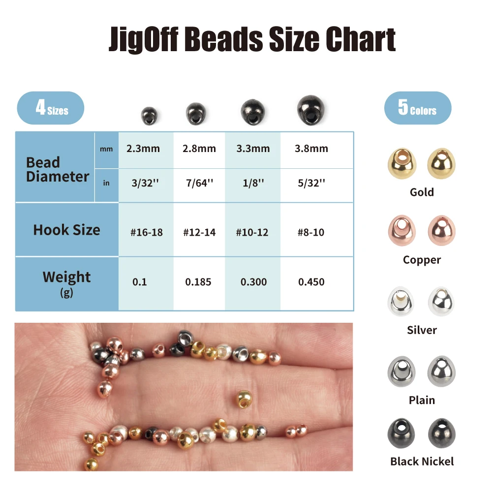 Perlas para pesca con mosca Elite TG – Trucha, ninfas y caddis - imagen 4