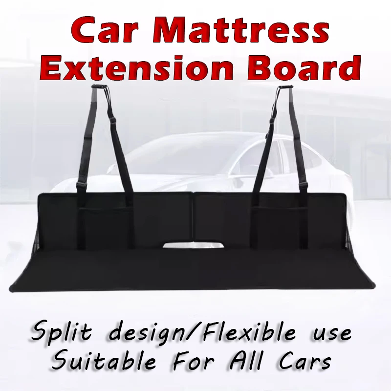 Car Bed Suede Folding Camping Car Rear Seat Fill Gap Mattress For Block Split Design Single Bed 2023 Travel Sleeping Accessories