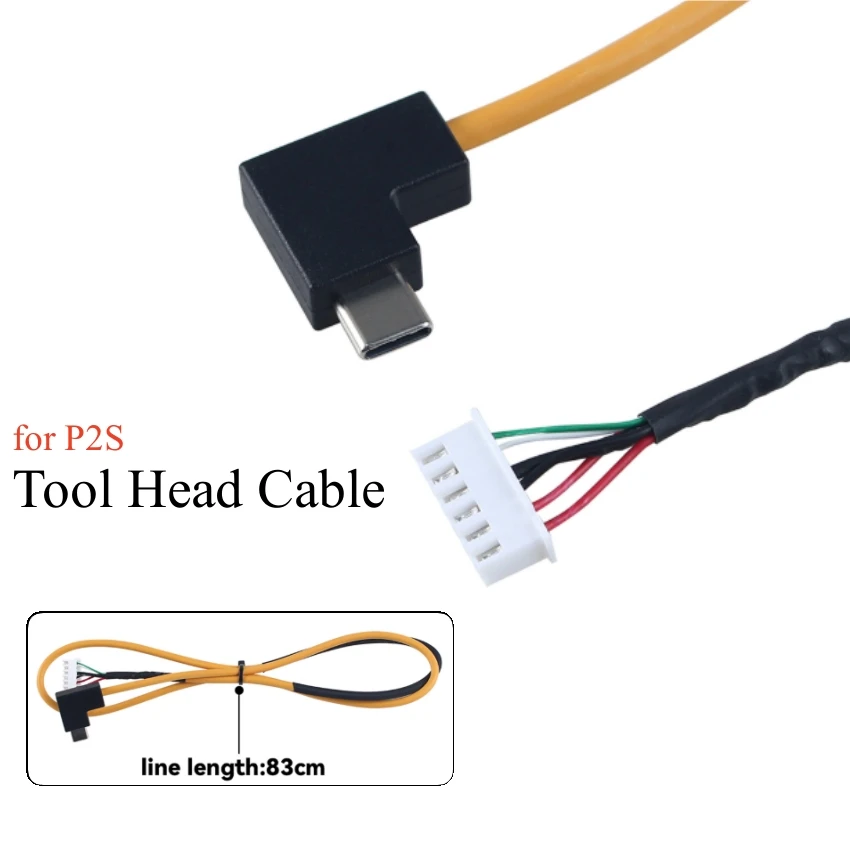 

For P2S Tool Head Cable Right Angle Connector Replacement Accessory for 3D Printing Extruder Toolhead