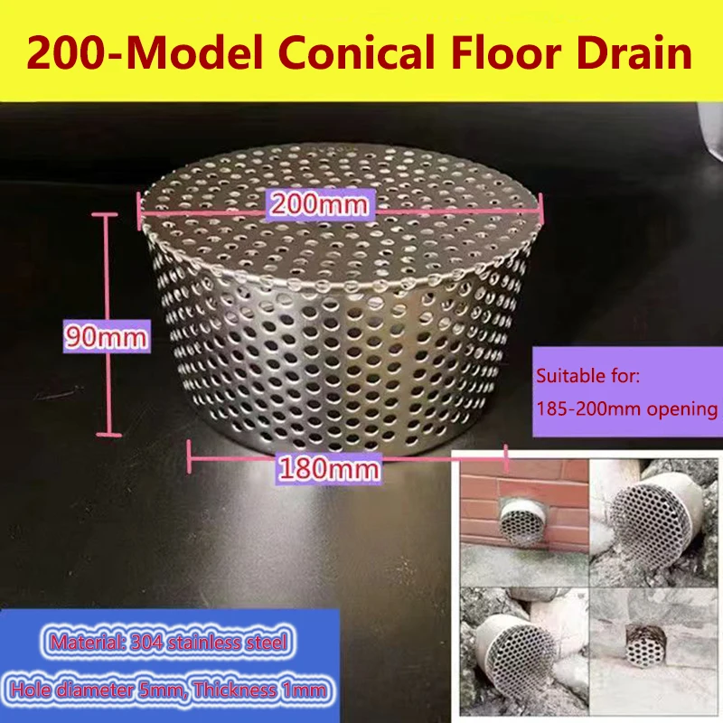 Outdoor Stainless Steel Filter Screen Large Caliber Insect Proof Birds Snakes Fallen Leaves Ventilation Blockage Prevention