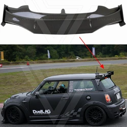 Car styling carbon fiber rear spoiler roof window wing racing body kit For BMW MINI COOPER S R56 R57 modified DUELL AG style