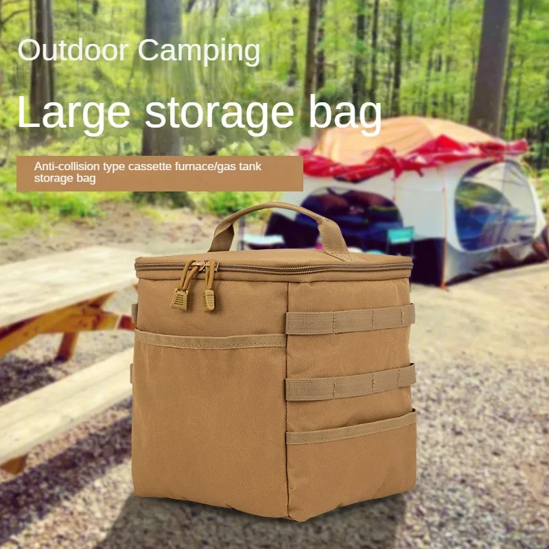 Wild Adventure-Portátil impermeável Gás Tanque Folding Storage Box, Camping Gear, Piquenique Bag, Ferramenta Fogão, Bolsa, Bolsa de Viagem, Ao ar livre