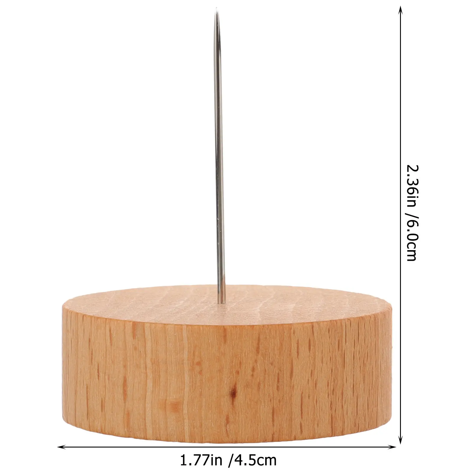 Wood Base Clay Figure Stand Stable Display Rack Handmade Clay Pin Holder Desktop Showing Support Station Stand