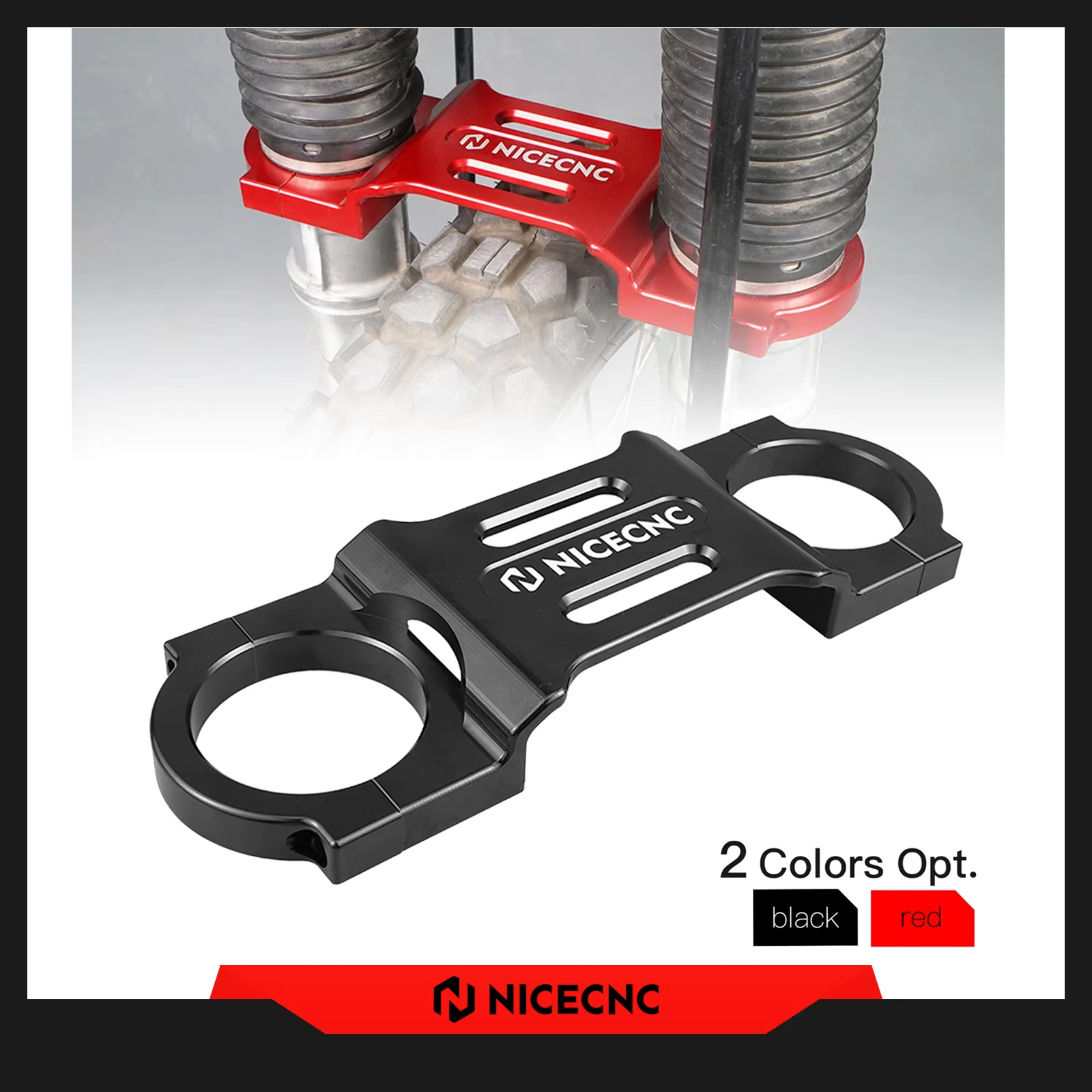 

NICECNC For Honda XR650L XR 650L 650 L 1993-2025 2024 2023 2022 2024 2020 Motorcycle Front Fork Brace Stabilizer Bracket Kit