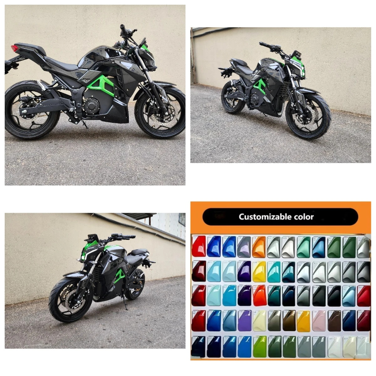 

Krono Wild New Energy Electric Motorcycle Speed 80-180km/h Mileage 80-260km Motor 2000W-10000W Battery 40A-160A Optional Electr