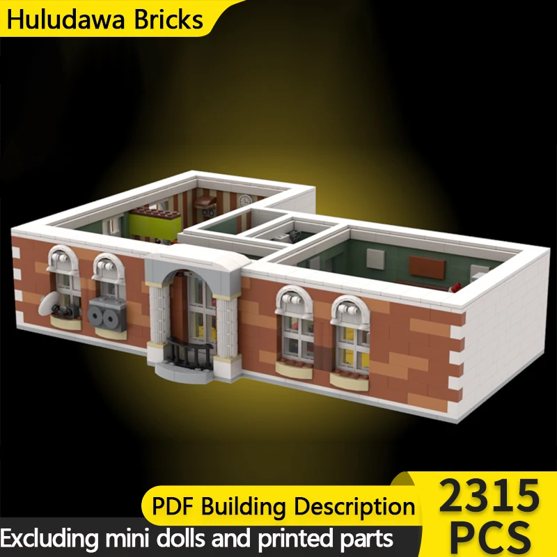 

Popular Anime Movie Model MOC Building Bricks Apartment Residence Modular Technology Children Holiday Gifts Assemble Toys Suit