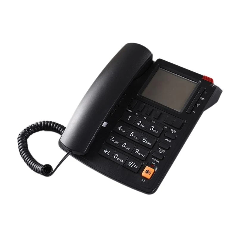 587B Corded Telephone Landline Telephone Big Button Landline Phones with Caller