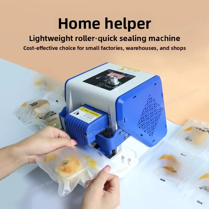 

Автоматическая запечатывающая машина, многофункциональный электрический упаковщик для лунного торта, закусок, десен, снега, хрустящих пакетов, чайных пакетов, пленочных пакетов