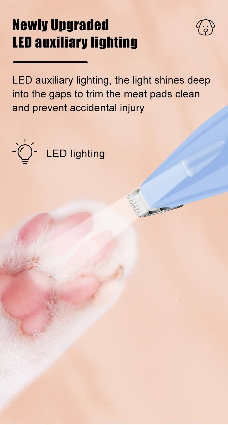 Триммер для волос для домашних животных, портативная мини-электрическая машинка для стрижки волос для кошек, собак, кроликов, волос для ног, магазин домашних животных, машина для стрижки волос HIENA