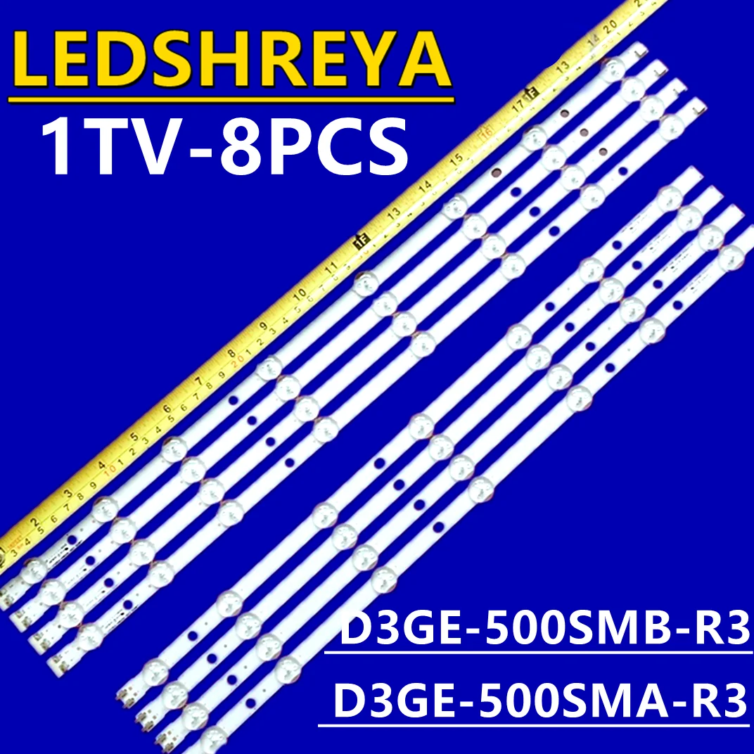 

LED strip para TV S AMSUNG UN50FH UN50H5303 CY-DF500BGMV1H LM41-00001Q LM41-00001Z D3GE-500SMA-R3 D3GE-500SMB-R