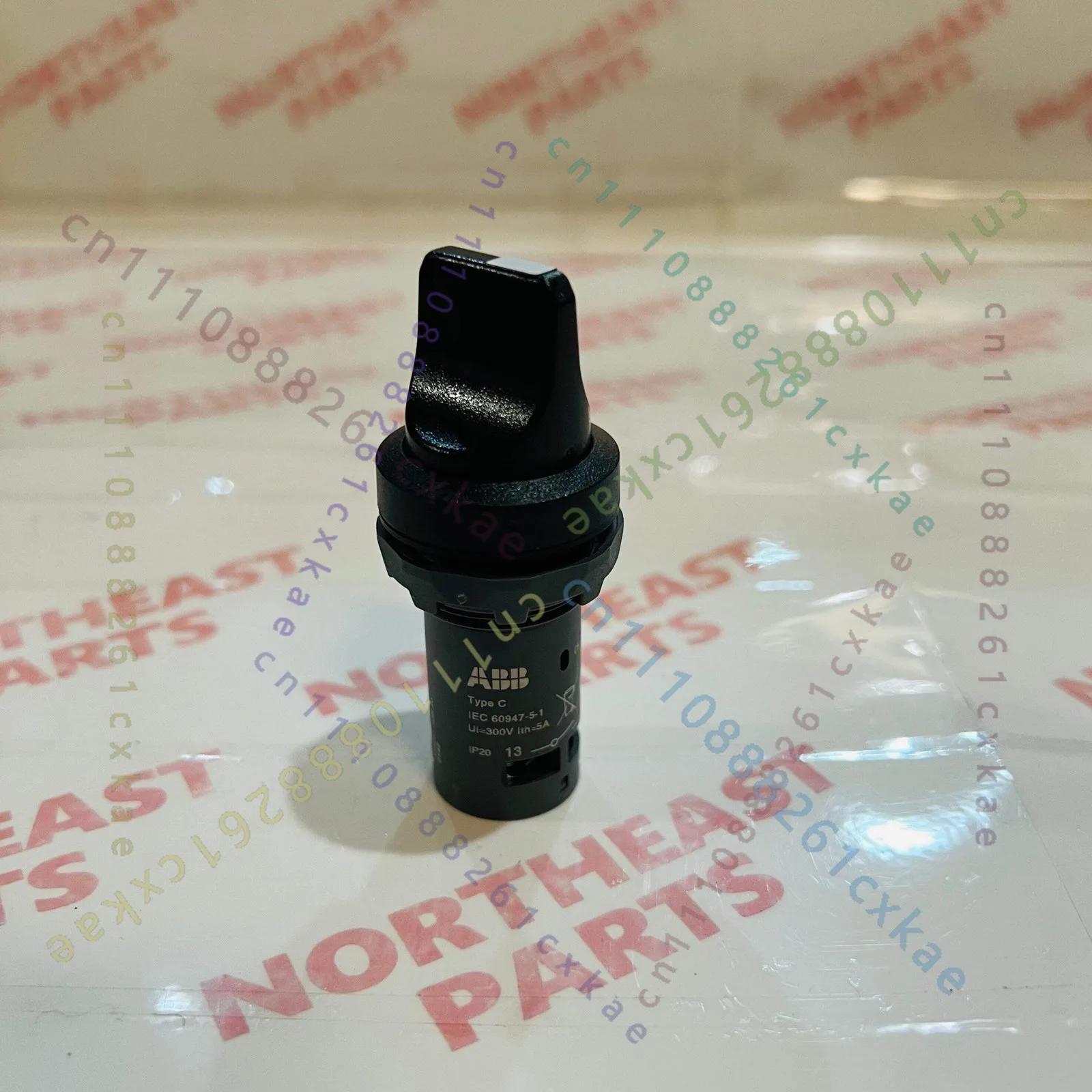 Interruptor Selector de 2 Posiciones FOR ABB C2SS2-10B-11, 1NO+1NC, 22mm, IP66, Componente para Panel de Control Industrial