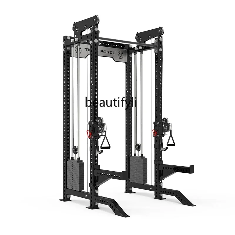 lt Multifunctional comprehensive training squat frame Commercial bench press Flying bird gantry frame Gym household