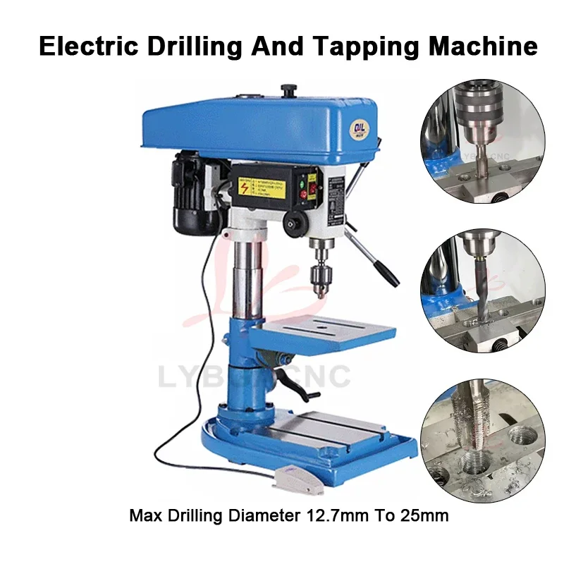 Industrial Grading Drilling ThreadingTapping Machine Benchtop Driller Grader Tapper Arm for Metal Hole Diameter M8 M10 M12 380V