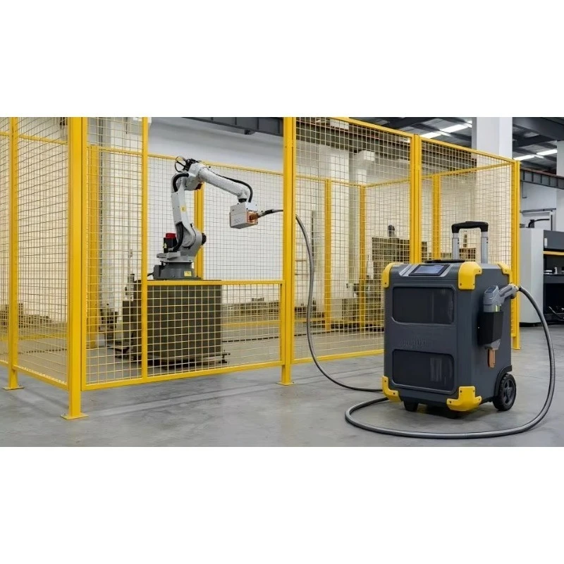 200-500W Air-Cooled Robotic Precision Cleaning Workstation Low Energy Consumption for Flexible Production Deployment