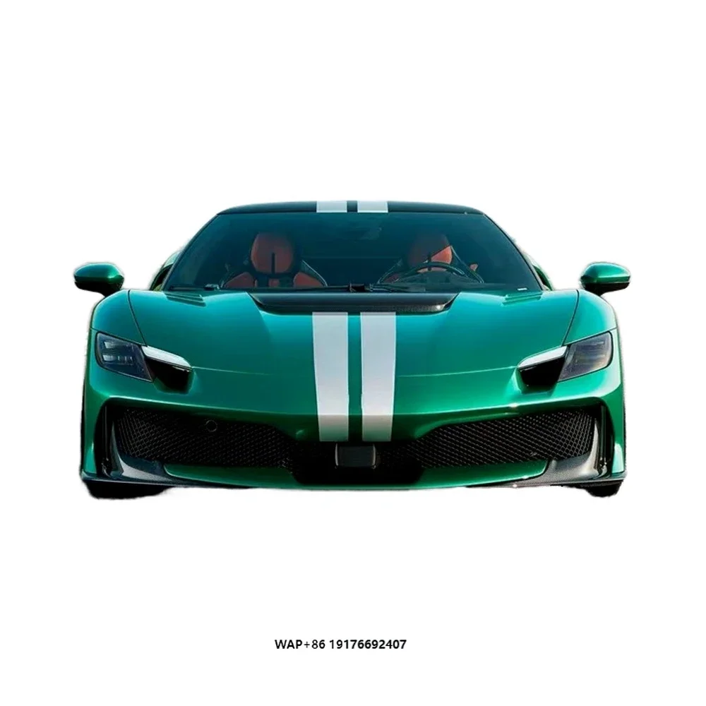 KQX Car Bumper Modification Carbon Fiber Front Bumper Car Hood Suitable for 296 Upgraded Track Edition Body Kit Decoration