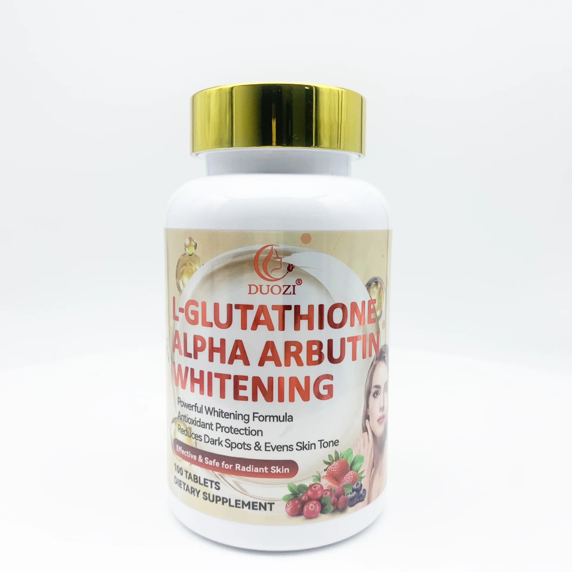 1 bottle of glutathione arbutin tablets promotes skin health improves metabolism enhances immunity and is a health food
