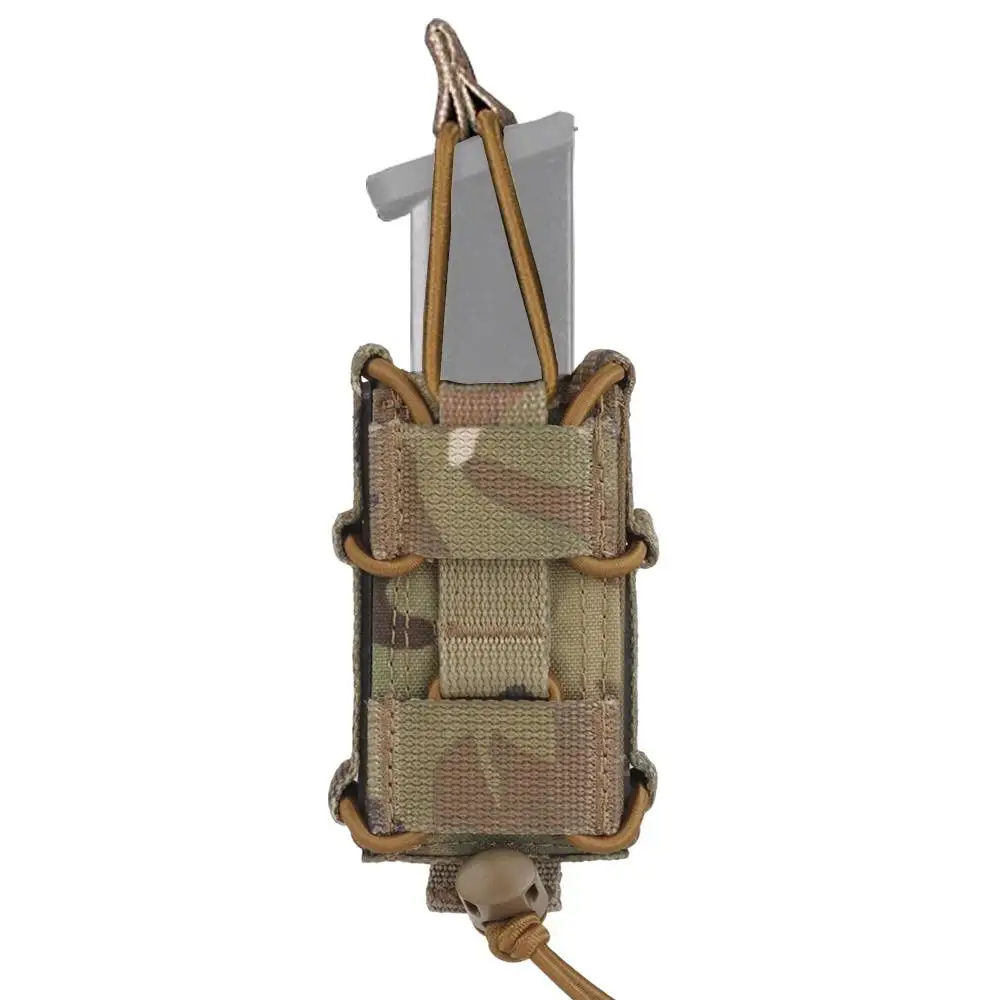 التكتيكية مجلة مولي الحقيبة 9 مللي متر مسدس واحد الإفراج السريع ماج حامل حقيبة الصيد مصباح يدوي الحافظة اطلاق النار الادسنس والعتاد #2