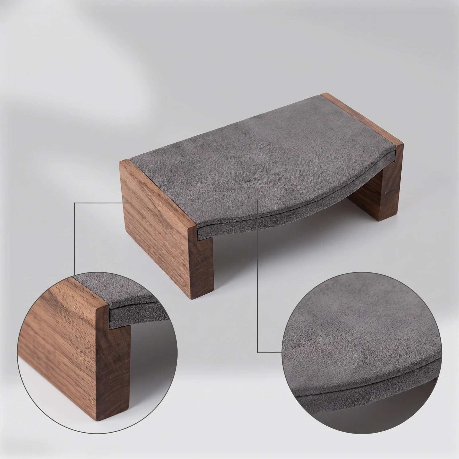 Jewelry Display Stand Soft-Touch Jewelry Display Riser Organizer Countertop Rustic for Jewelers, Retail Stores