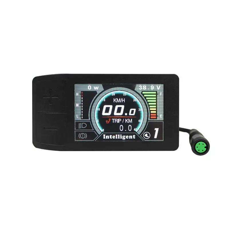 Bafang Middenmotor Kleurendisplay 500c Bbs01 Bbs02b Bbs03 G320 G620 M400 Uart Protocol Ronde Kop 5pin Connector