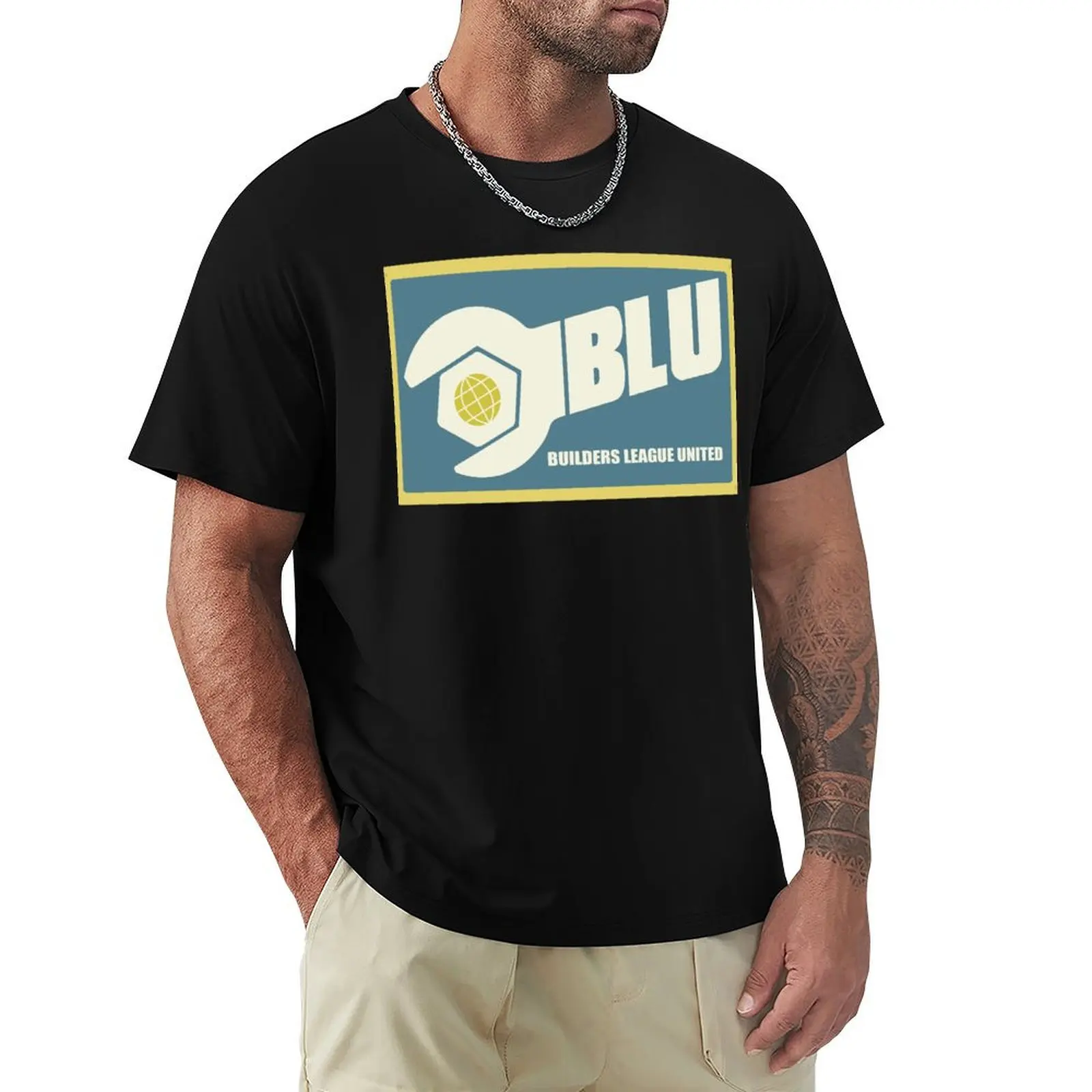 

Team Fortress 2 BLU Logo T-Shirt anime figures oversized heavy weight t shirts for men