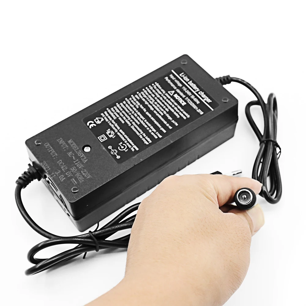 LiitoKala 42V 3A lithium battery charger for 10S 36V li-ion battery pack electric scooter electric bike charger Connector XLR