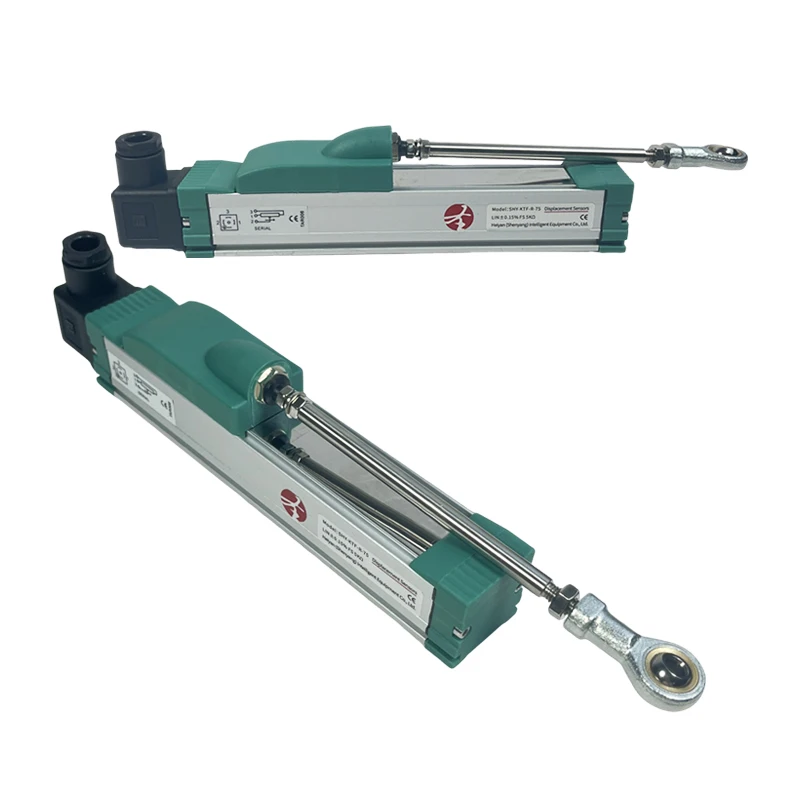مستشعر التشفير الخطي IP65 50-1250 مللي متر المدى ± 0.05% الخطي 12-24 فولت تيار مستمر 4-الماسية موصل الخطي زاوية النزوح مستشعر موضع #1